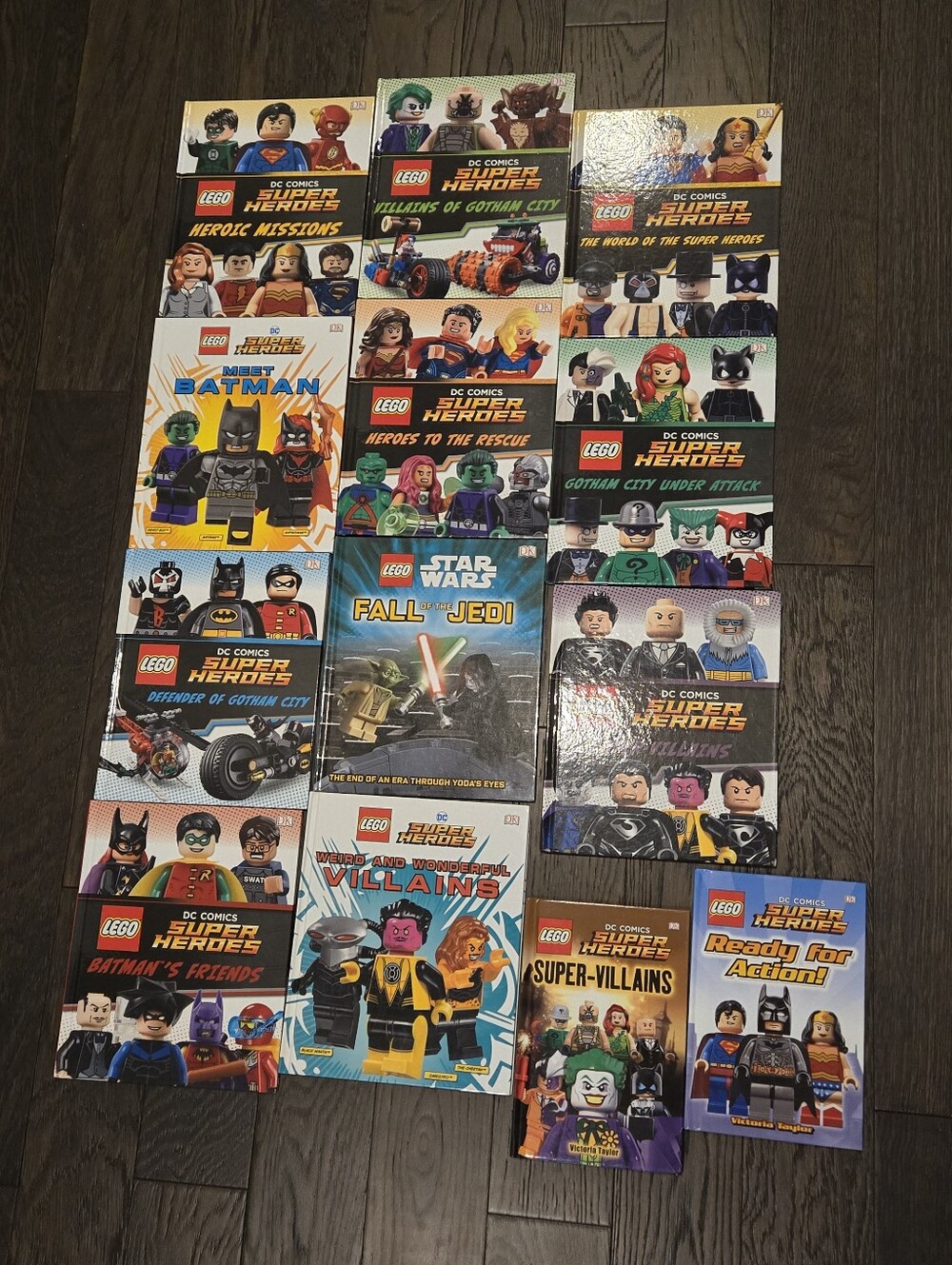 LEGO DC Comics & Star Wars Hard Cover Book Lot - 13 Books Included